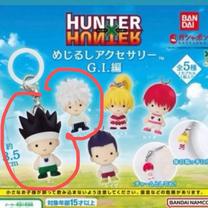 [BUNJANG] Hunter x Hunter Greed Island Medallion Gon &amp; Killua Figure (Sealed) / 헌터헌터 그리드아일랜드 메지루시 미개봉 (곤,키르아)