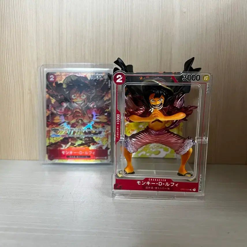 [SOLD OUT] 일괄.원피스 카드 루피 피규어 메탈릭 가챠+ OP01-024