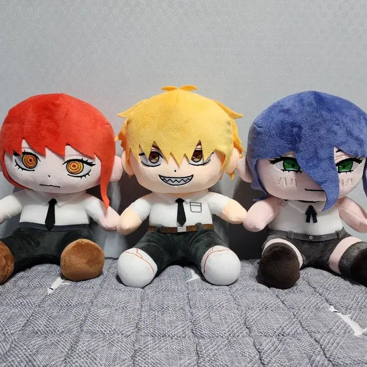 [BUNJANG] Chainsaw Man Makima, Denji, Reze Medium Plush Set / 체인소맨 마키마, 덴지, 레제 중형인형 세트판매