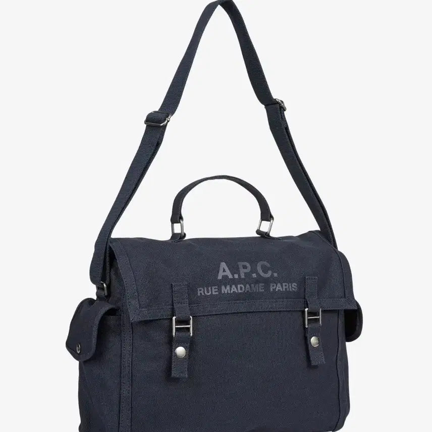 [BUNJANG] APC A.P.C. Dark Navy Sac Satchel Messenger Bag / (새상품60%할인)26년 신상 APC 아페쎄 사첼 메신져백 다크 네이비