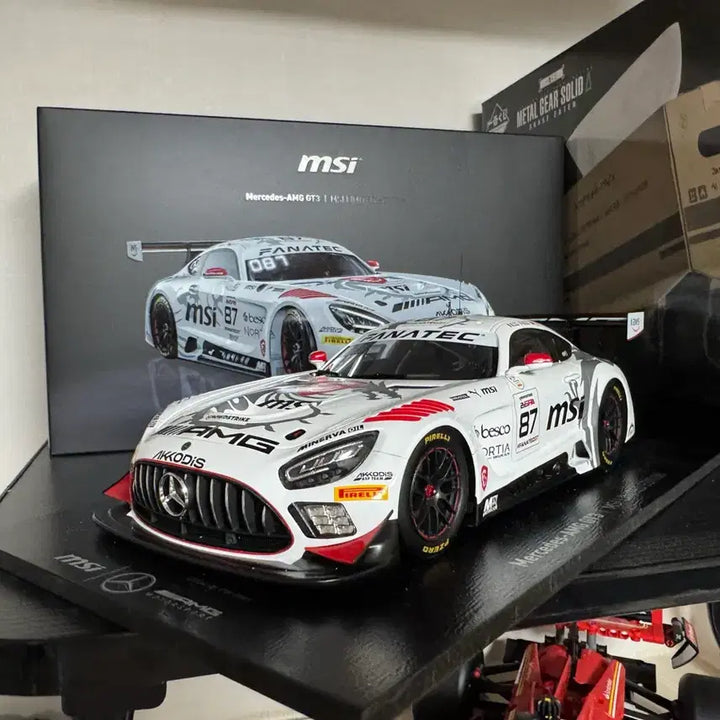 [BUNJANG] Spark MSI AMG GT3 1:18 (Simply Unsealed) / 스파크 MSI AMG GT3 1:18 단순개봉