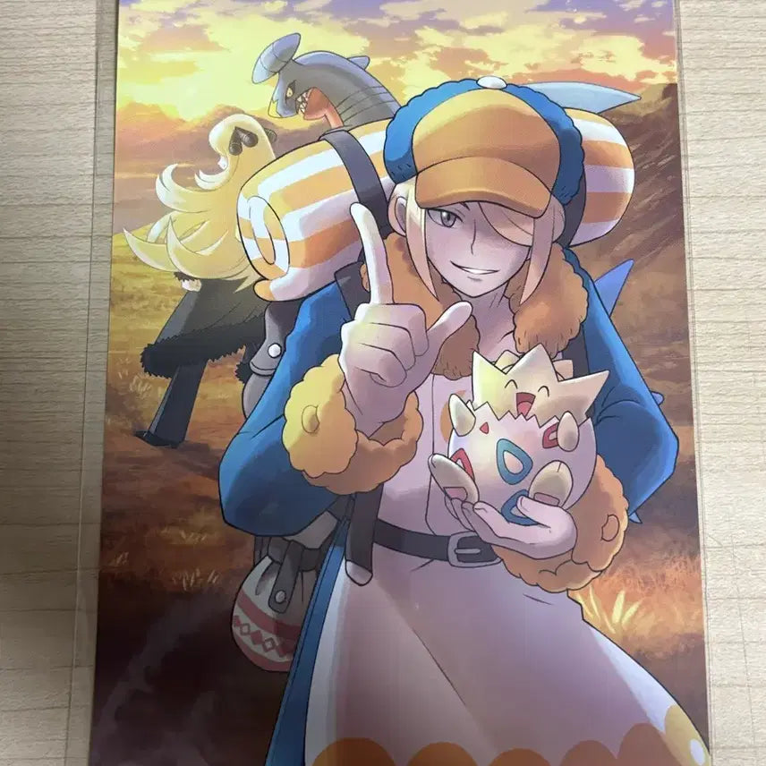 [BUNJANG] Pokemon Masters EX Special Edition Postcard - N / 포켓몬 마스터즈 EX 특전 엽서 월로