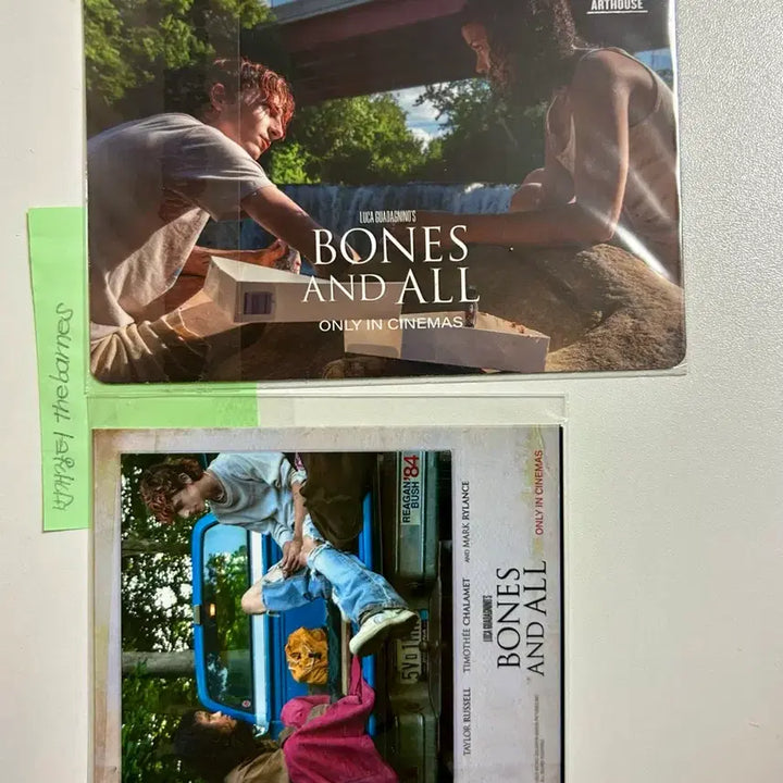 [BUNJANG] Bones and All CGV Art House Magnet &amp; Lotte Cinema Polaroid Postcard Set / 본즈 앤 올 CGV 아트하우스 마그넷 &amp; 롯데시네마 폴라로이드 엽서