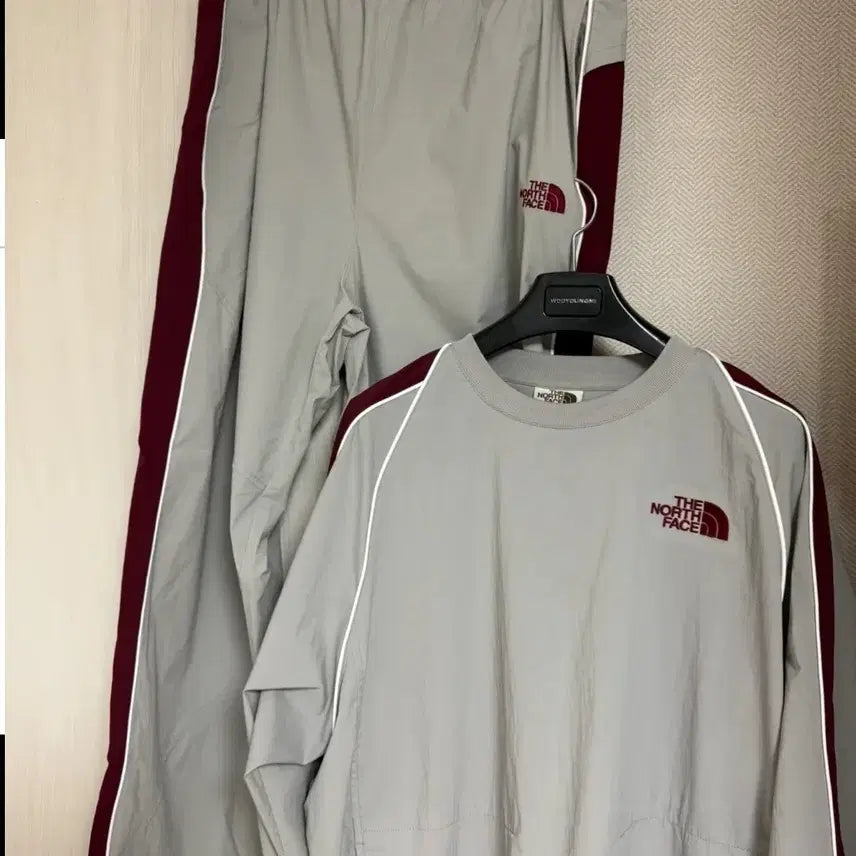 [BUNJANG] The North Face Brio Crewneck &amp; Pants Set-up Set / 노스페이스 브리오 크루넥&amp;팬츠 셋업 셋트 세트