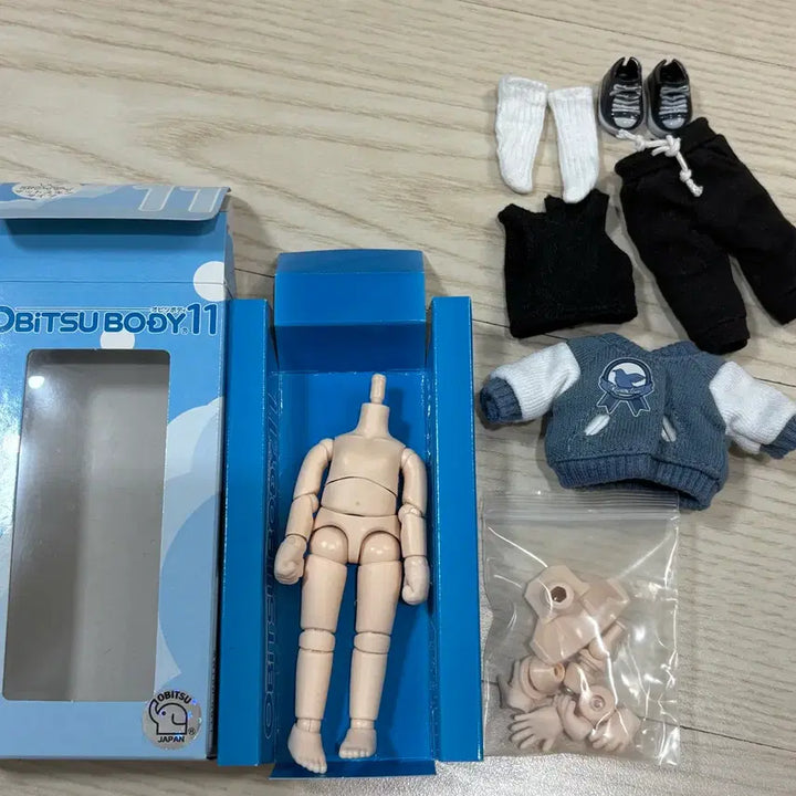 [BUNJANG] Obitsu 11 Whitened Body + Outfit + Neck Part Bundle Set / 오비츠11 미백바디+옷+목파츠 일괄 판매