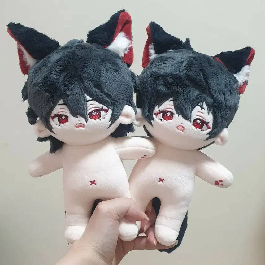 [BUNJANG] Ensemble Stars. Nyan Kuma Rei &amp; Ritsu 20cm Plush Set / 앙스타 냥쿠마 레이 리츠 20cm 솜인형 일괄 판매 앙상블 스타즈