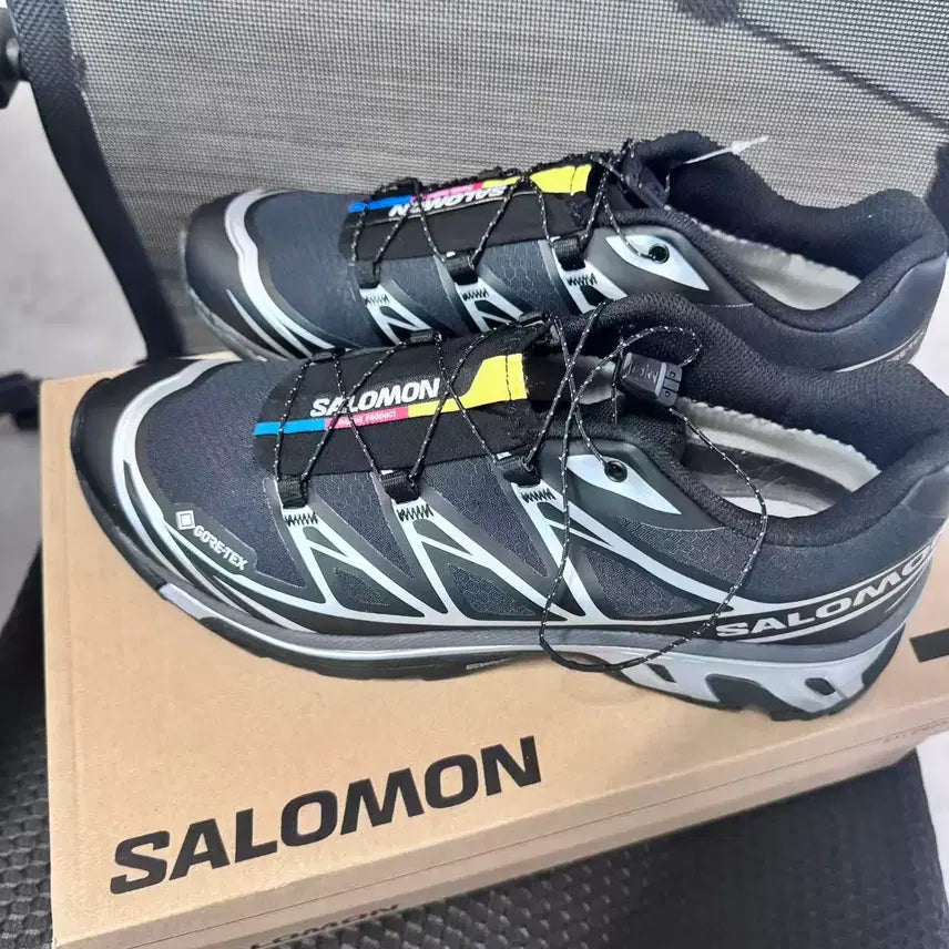 [BUNJANG] Salomon XT-6 GORE-TEX Black Silver Sneakers (275mm) / 살로몬 XT-6 고어텍스 블랙 실버 275MM