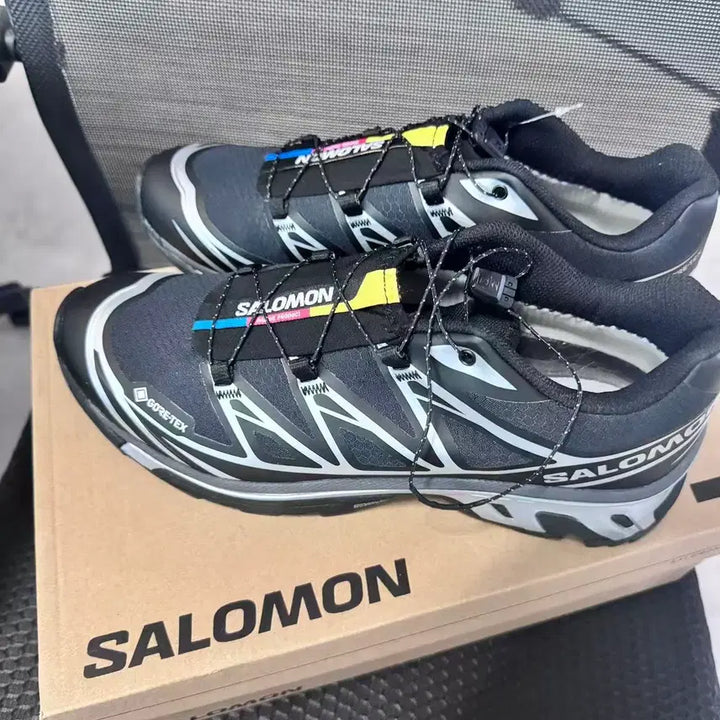 [BUNJANG] Salomon XT-6 GORE-TEX Black Silver Sneakers (275mm) / 살로몬 XT-6 고어텍스 블랙 실버 275MM