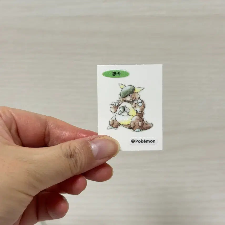 [BUNJANG] Pokemon Kangaroos Sticker / 포켓몬 캥카 띠부씰 양도