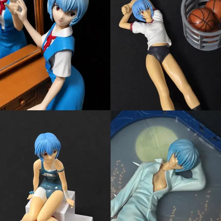 [BUNJANG] Evangelion Ayanami Rei Figure Bundle Set / 에반게리온 아야나미레이 피규어 일괄