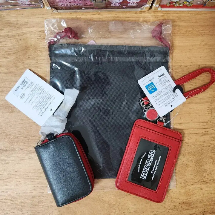 [BUNJANG] Hello Kitty 3-Piece Set: Drawstring Pouch, Reel Pass, Car Key Case / 헬로키티 3종