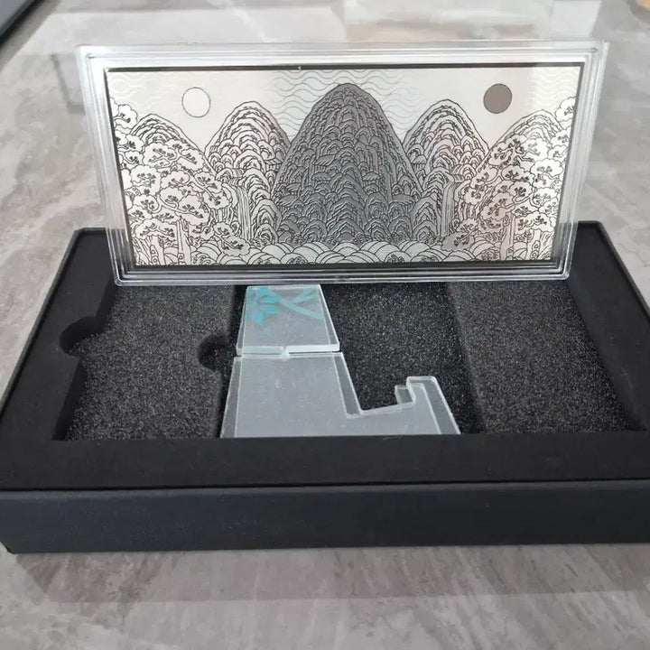 [BUNJANG] 99.99% Pure Silver 5g Sun and Moon Folding Screens Medal / 순은 99.99% 5g 일월오봉도 은메달