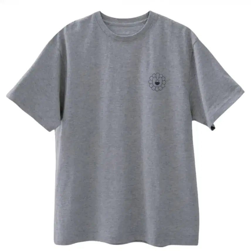 [BUNJANG] NewJeans x Murakami Collaboration T-Shirt (Gray, L) / 뉴진스 X 무라카미 티셔츠 ( 그레이 L )