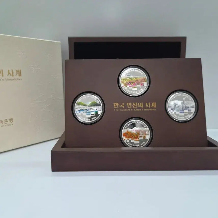 [BUNJANG] Korea Mint Corporation Mountain Seasons Commemorative Coin Set / [한국조폐공사] 명산의 사계 기념주화 4종 세트
