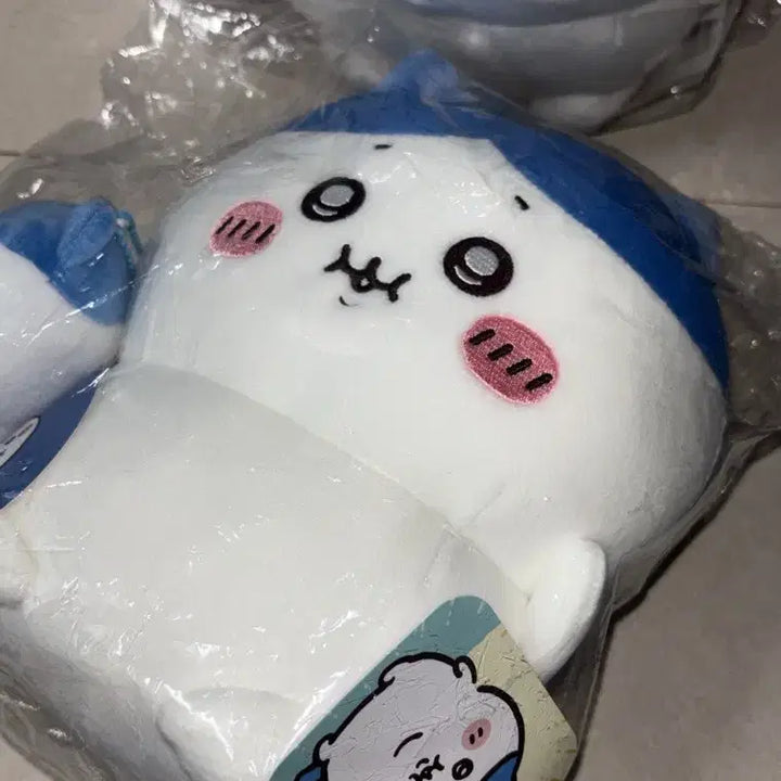 [BUNJANG] Monchiuni Hachiware &amp; Chubby Hachiware 19cm Plush Set / (2종세트) 먼작귀 하치와레 포동포동 누이 뚱치와레 뚱뚱까스 19cm
