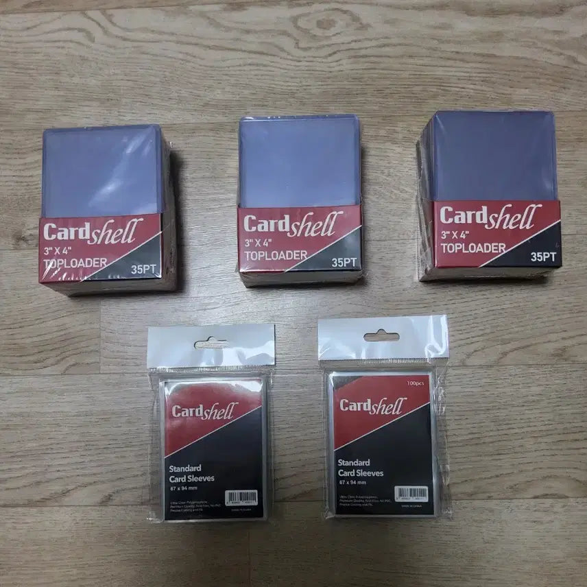 [SOLD OUT] 카드쉘 슬리브 탑로더 세트