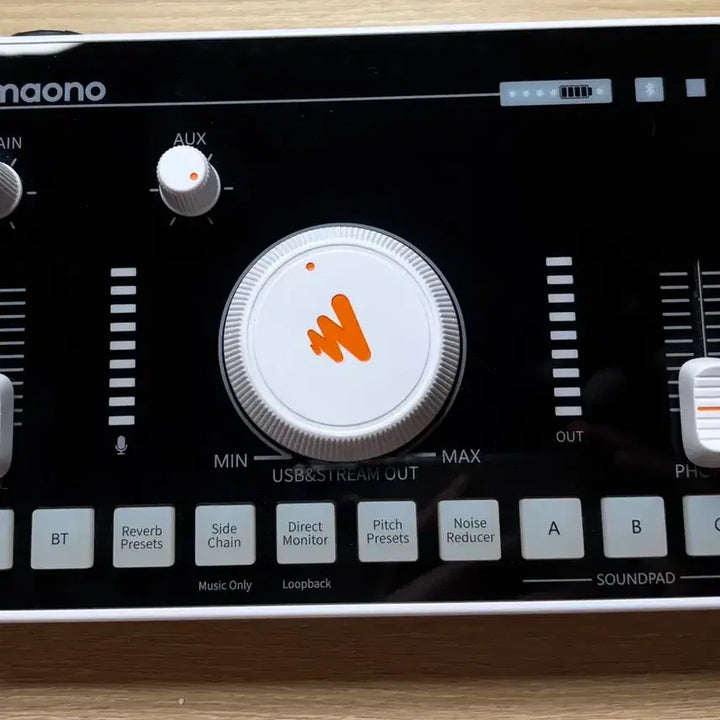 [BUNJANG] Maono LUXPADK22H Microphone Audio Interface and Lighting / maono마오노 마이크 오디오 인터페이스 LUXPADK22H 조명