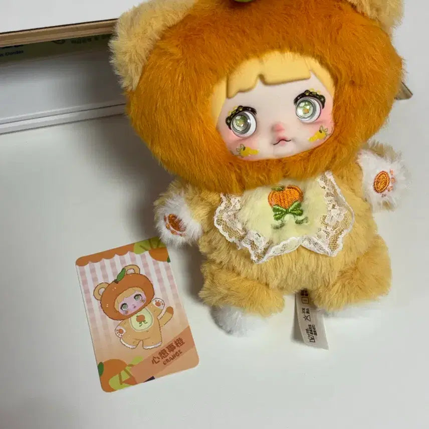 [BUNJANG] Nomi Fruit Series Orange Figure Keychain / 실물 사진o) 노미 과일 시리즈 오렌지(귤) 피규어 인형 키링