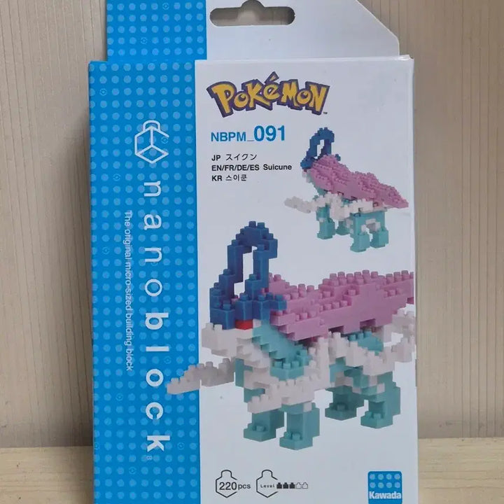[BUNJANG] Pokemon Suicune Nanoblock (Genuine) / 정품 포켓몬스터 스이쿤 나노블럭