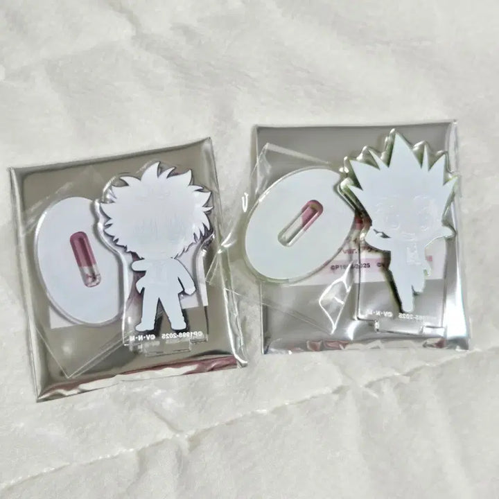 [BUNJANG] Hunter x Hunter Gon &amp; Killua Suit Mini Acrylic Stand Bundle Set / (일괄) 헌터헌터 곤 + 키르아 수트 정장 미니 아크릴 스탠드