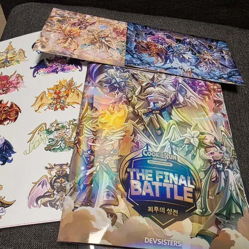 [BUNJANG] Cookie Run Bravers World Championship The Final Battle Comic Book, Postcard Sticker Set / [급처]쿠키런 브레이버스 월드 챔피언십 최후의성전 코믹북,엽서 스티커세트