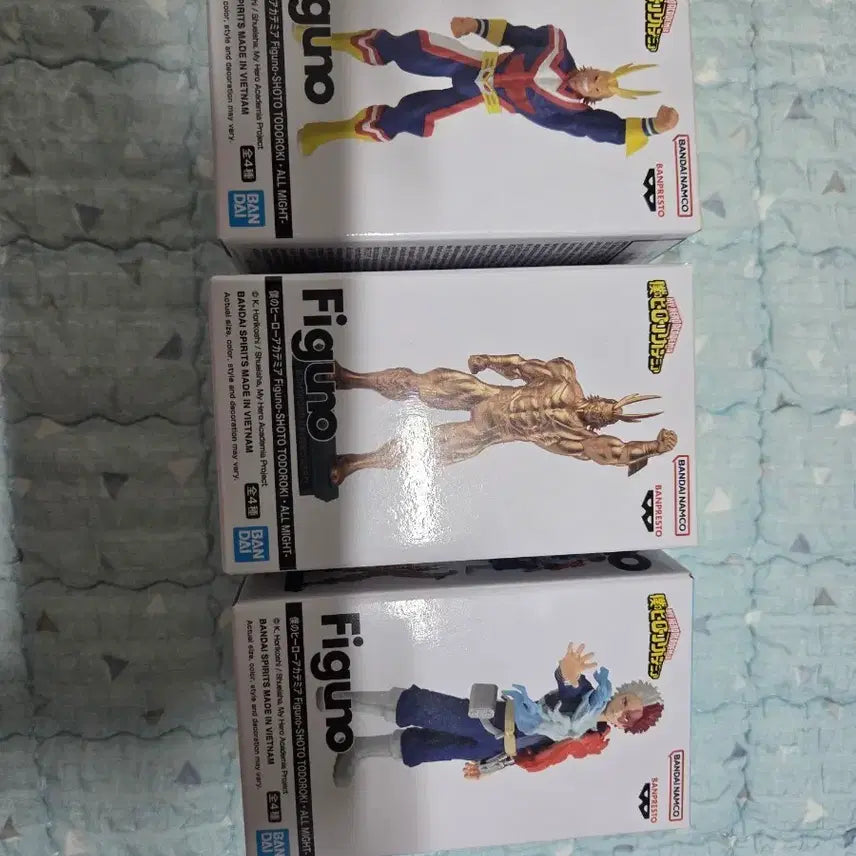 [BUNJANG] My Hero Academia Figu-Rise Figure Set (All Might, Todoroki) / 나의 히어로 아카데미아 Figuno 피규어 3종 (올마이트, 토도로키)