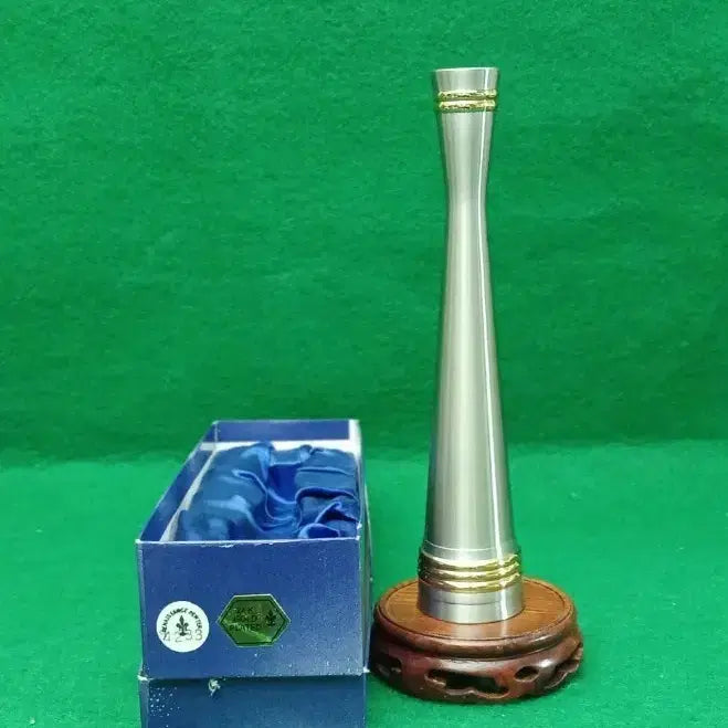[BUNJANG] Renaissance Pewter 24K Gold Plated Bud Vase / *미니 한송이 주석 화병