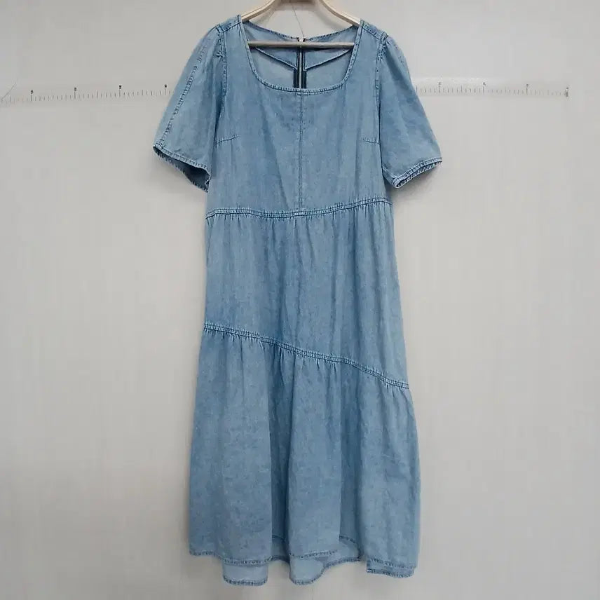 [SOLD OUT] 시슬리 청 데님 캉캉 원피스 44