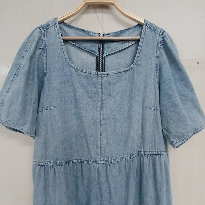 [SOLD OUT] 시슬리 청 데님 캉캉 원피스 44