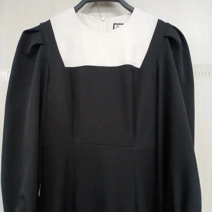 [SOLD OUT] 31.패션 블랙앤화이트 칼라 원피스