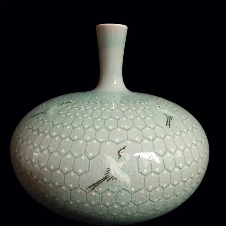 [SOLD OUT] 해림 이춘규 청자 학문양 병