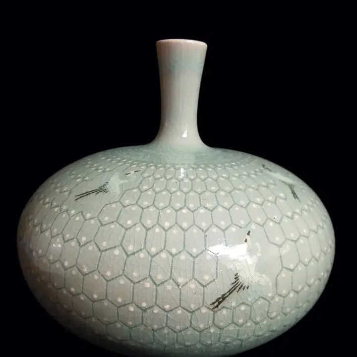[SOLD OUT] 해림 이춘규 청자 학문양 병