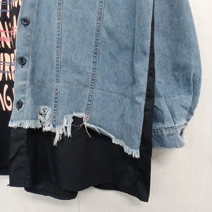 [SOLD OUT] 르닉앤맥코이 듀얼 톤 셔츠 데님 배색 셔츠