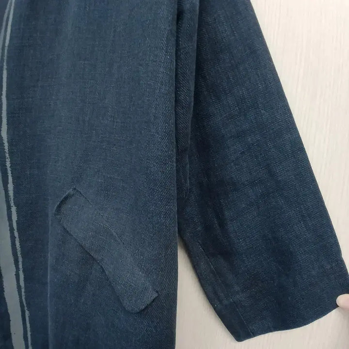 [SOLD OUT] 윤호문희 네이비 코트 린넨 혼방