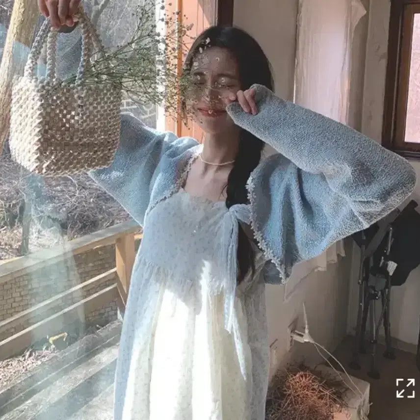 [SOLD OUT] (새제품) 로버블 트위드 볼레로 가디건 자체제작