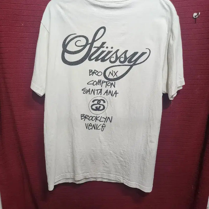 [SOLD OUT] 스투시 월드투어 반팔티 화이트