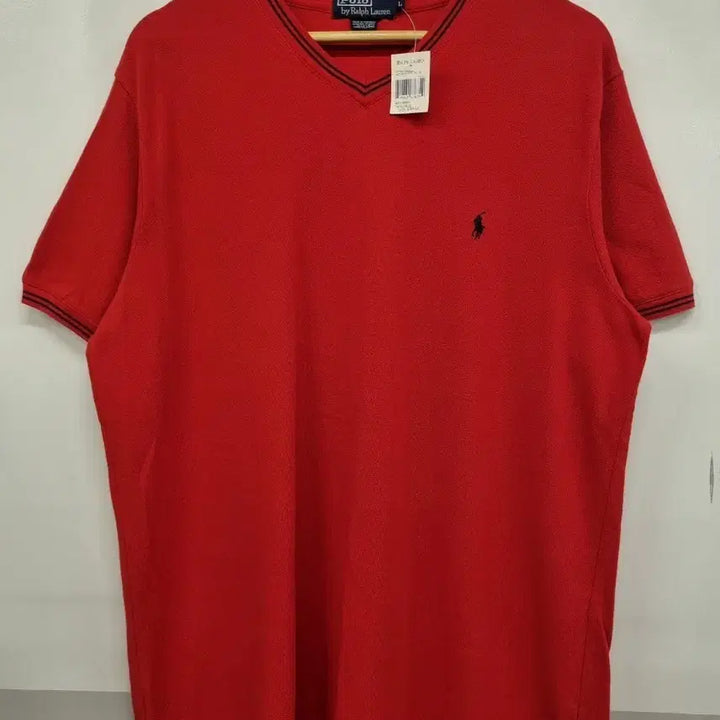 [SOLD OUT] 폴로 랄프로렌 브이넥 반팔티 붉은색
