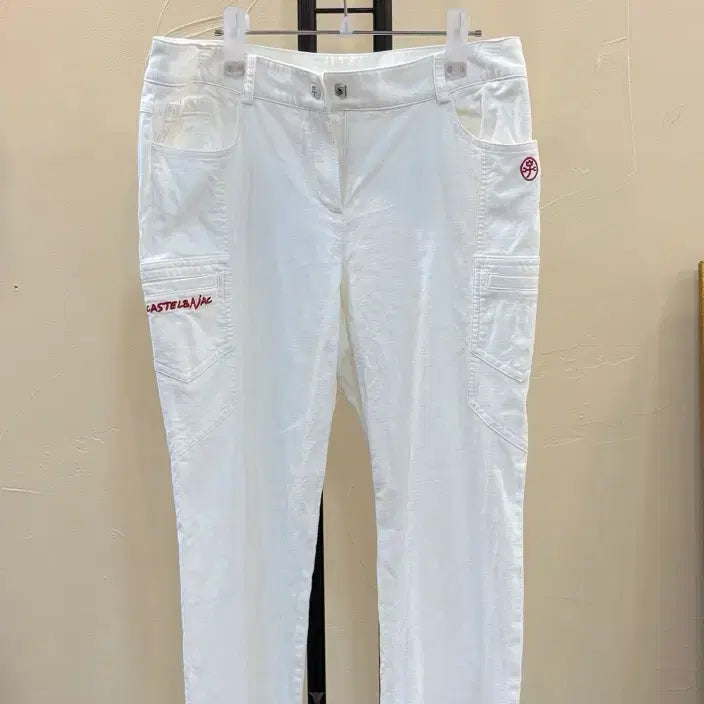 [SOLD OUT] 까스텔바작 화이트 골프바지