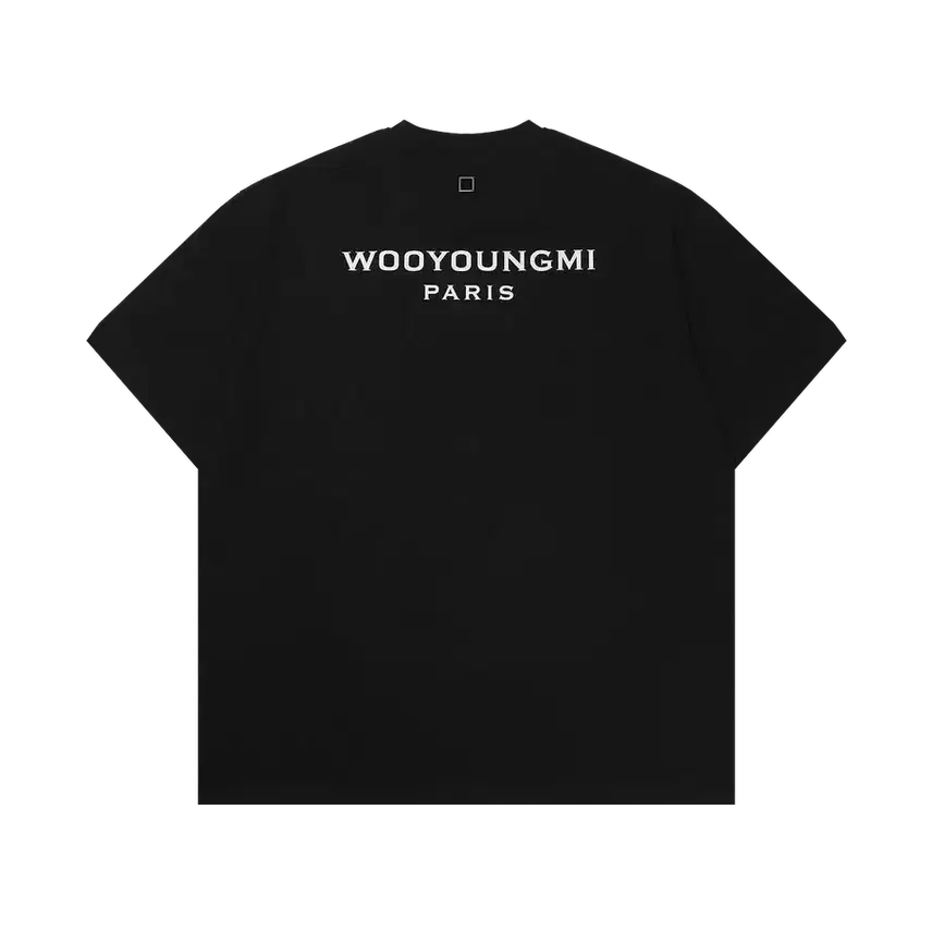 [SOLD OUT] 우영미 코튼 백로고 티셔츠 블랙
