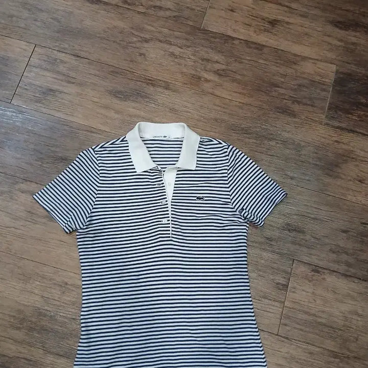 [SOLD OUT] 라코스테 스트라이프 카라티 36