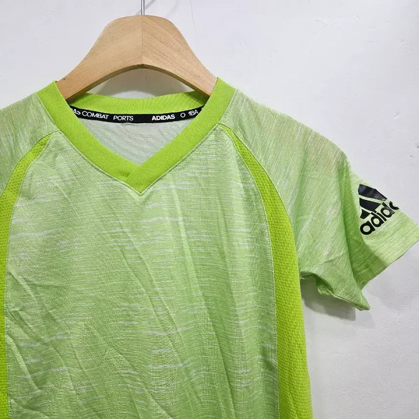[SOLD OUT] 아디다스 반팔 키즈 티셔츠, 라임 그린