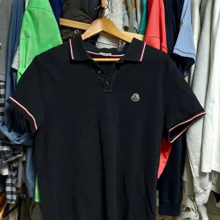 [SOLD OUT] 몽클레어 기본 피케 셔츠 xl 백화점판