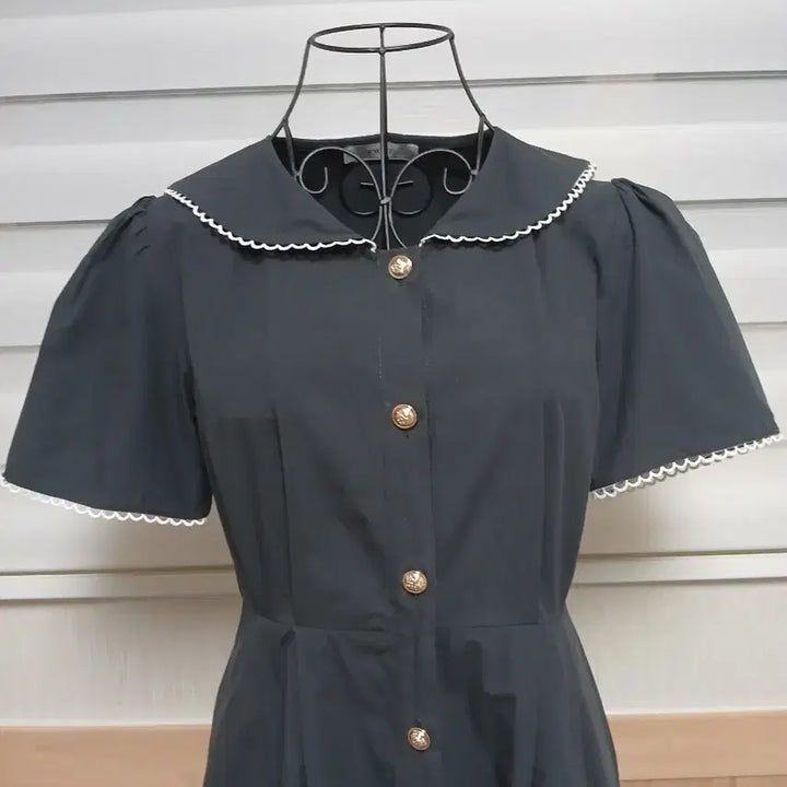 [SOLD OUT] TWEE 카라 A라인 원피스 (면 100% / 여름용 / 날씬핏)