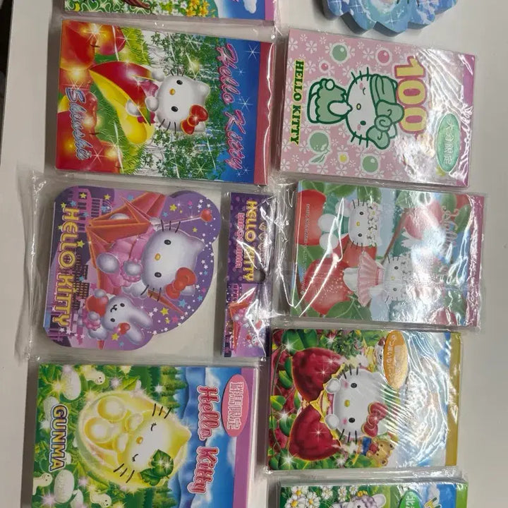 [BUNJANG] Vintage Kitty Memo Pad Bundle Set / 고전키티 메모지 일괄처분