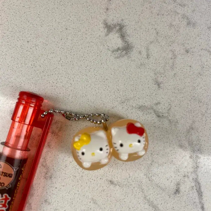 [BUNJANG] Vintage Hello Kitty Strap Mechanical Pencil / (고전) 키티스트랩 샤프