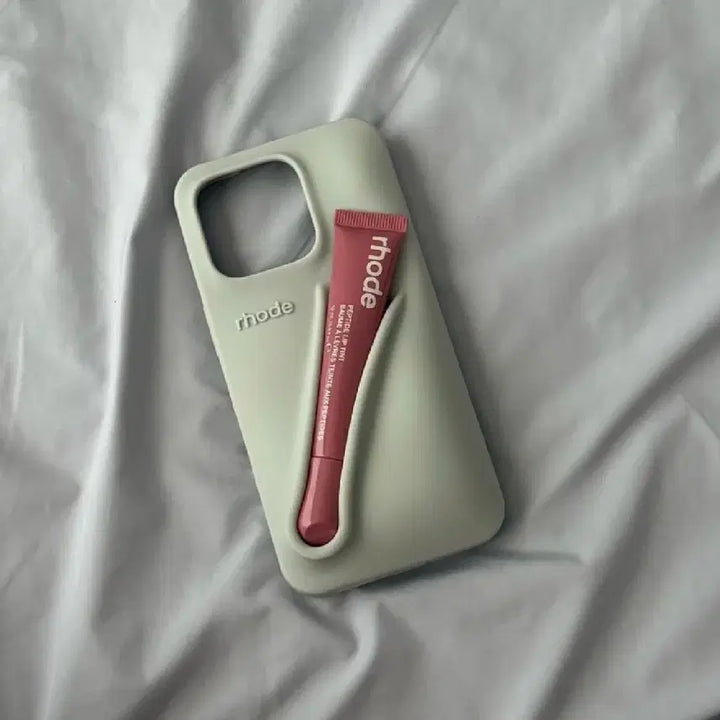 [BUNJANG] Rhode Skin Peptide Lip Treatment in Toast with iPhone 16 Pro Case / rhode 립케이스 립틴트 16pro 로드스킨 헤일리비버 토스트