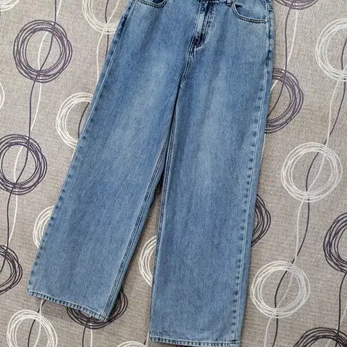 [BUNJANG] Frankstone 25 Year Wide Straight Jeans / 프랭크스톤25년 와이드통핀츠