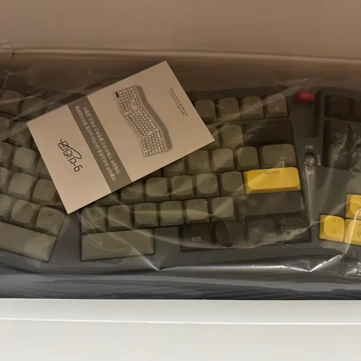 [BUNJANG] G-Clicker OfficePro Low-Profile Full Lube Bluetooth Ergonomic Wireless Keyboard / 지클릭커 오피스프로 뉴트로 로우프로파일 풀윤활 블루투스 인체공학 무선 기