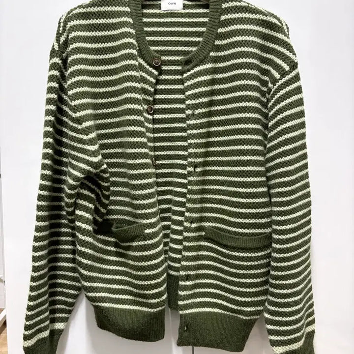 [BUNJANG] Stripe Knit Cardigan / 스트라이프 가디건