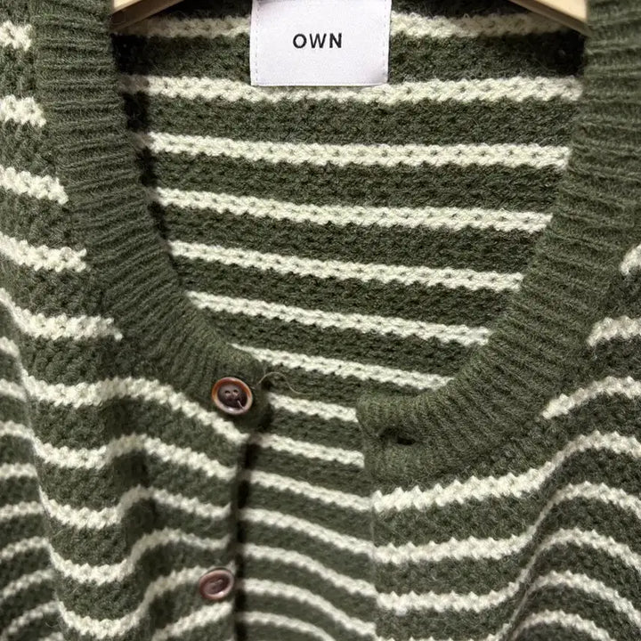[BUNJANG] Stripe Knit Cardigan / 스트라이프 가디건